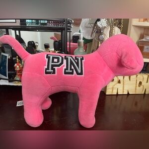 LARGE Victoria Secret PINK NATION LIMITED EDITION COZY PLUSH PUPPY DOG BIG